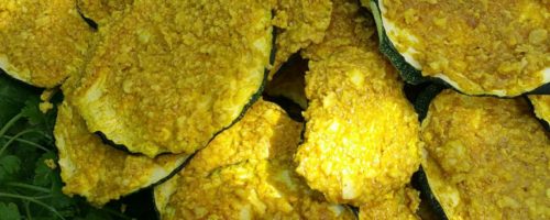 Chips de courgettes cajou curry