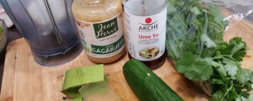 Une sauce crudités originale