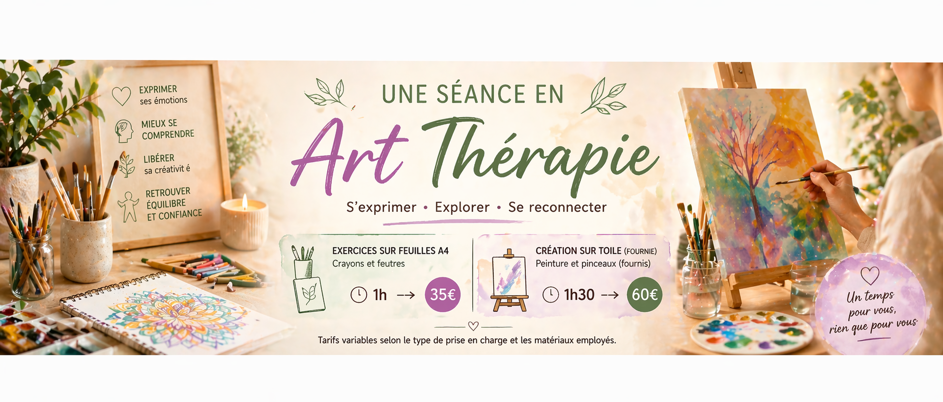 Une séance en Art Thérapie