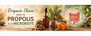 Préparer l&rsquo;hiver avec la propolis et le microbiote