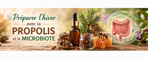 Préparer l&rsquo;hiver avec la propolis et le microbiote